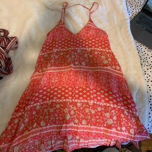 Pink patterned dress